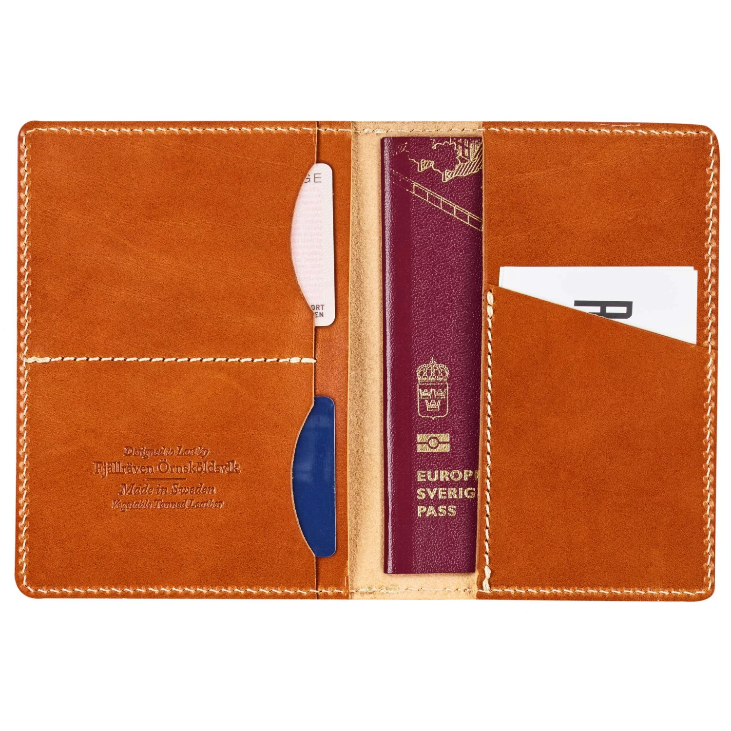 FJÄLLRÄVEN LEATHER PASSPORT COVER - Wertsachenaufbewahrung – Bild 2