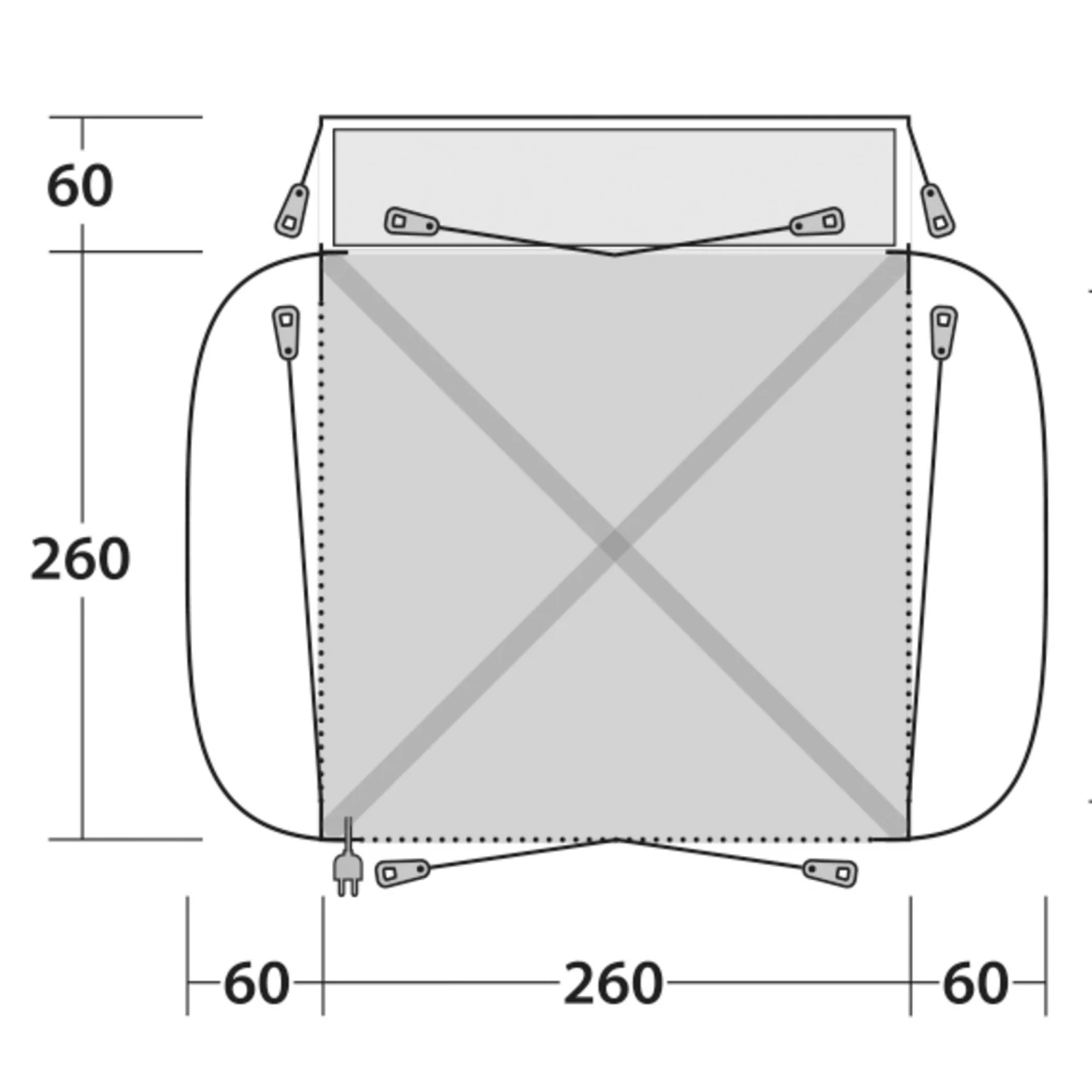 Outwell BREMBURG AIR - Busvorzelt – Bild 8