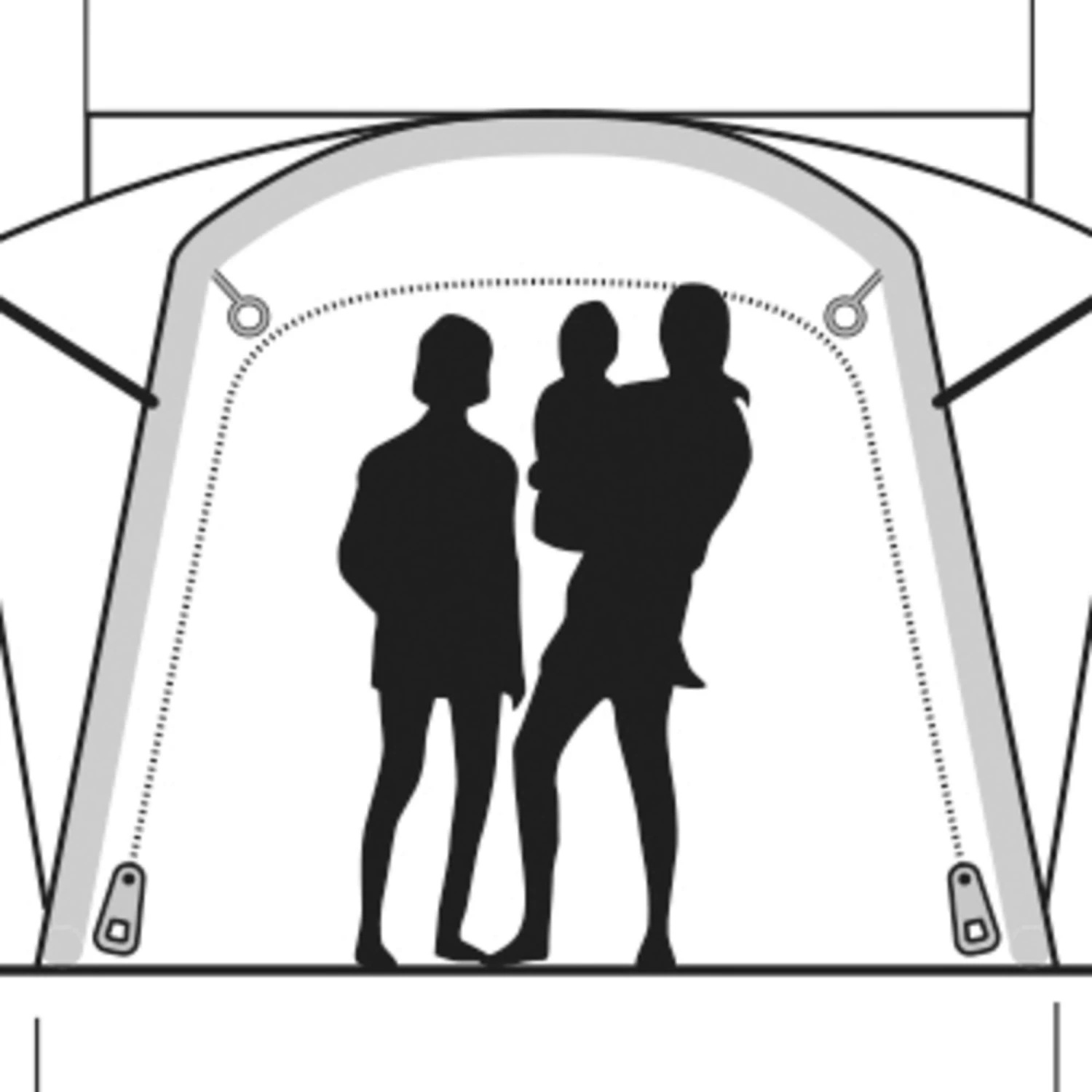 Outwell BREMBURG AIR - Busvorzelt – Bild 9