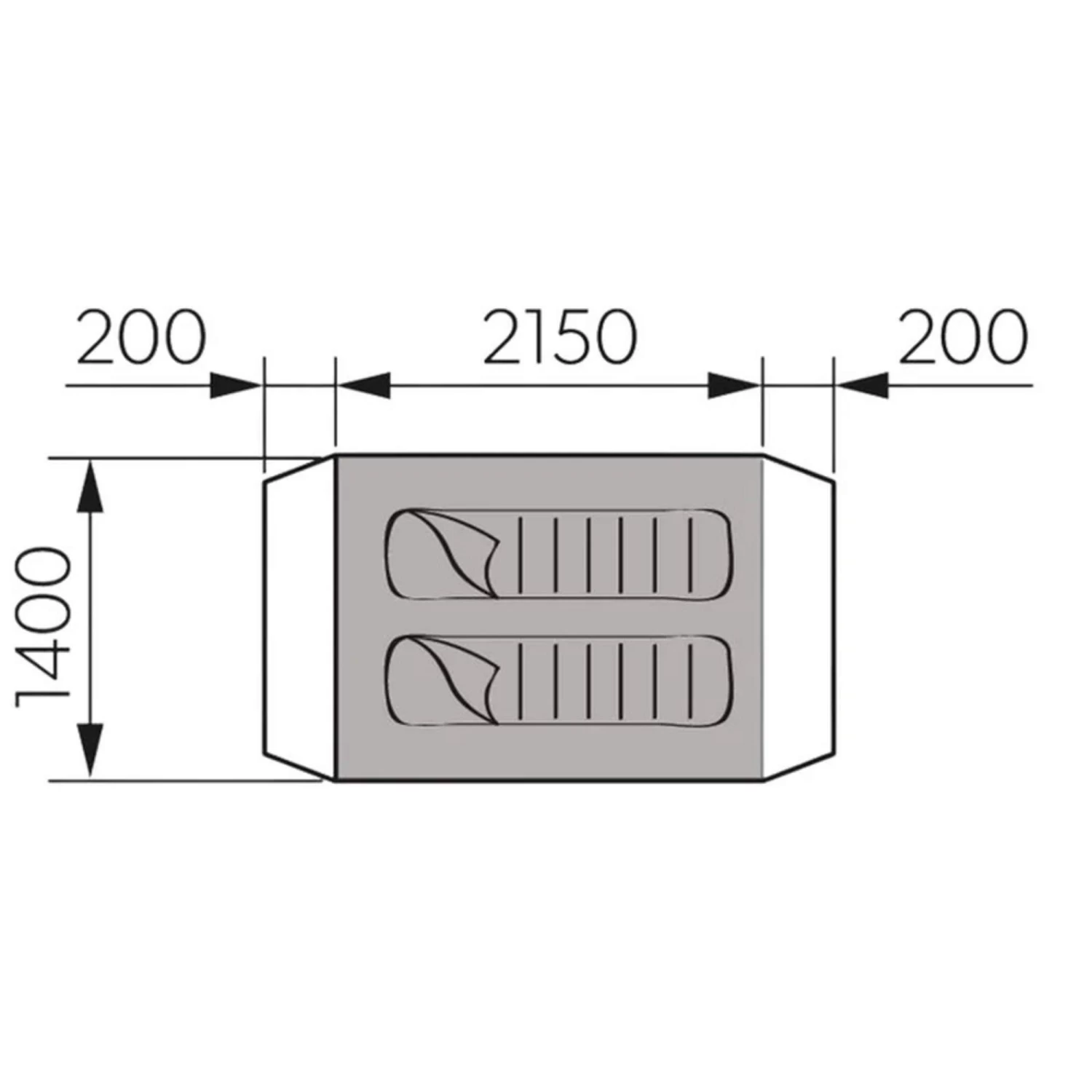 Dometic PICO FTC 2X2 TC - Kuppelzelt – Bild 2