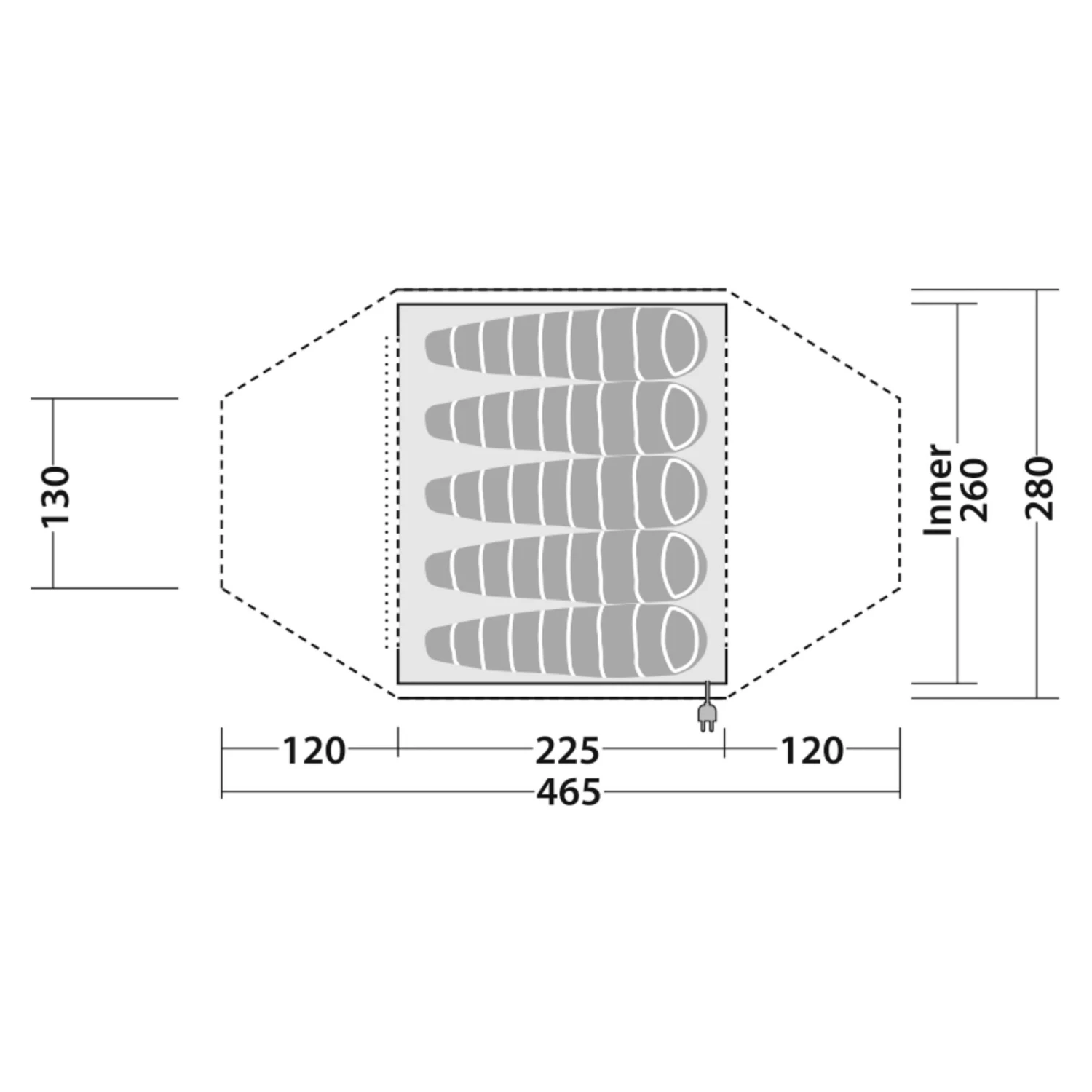 Robens COBRA STONE 5 - Familienzelt – Bild 11